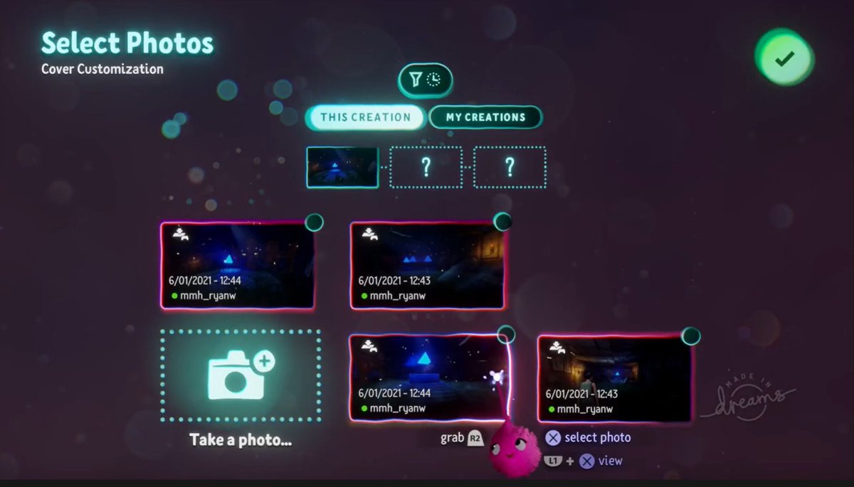 Dreams Patch 2.27 is available to download now! 🎉

🖼️ Ability to select multiple cover photos
⏩ Quick playlist scrolling
⚙️ Auto Guide new tweak
🌌 More Dreamiverse iterations
⚒️ Bug fixes, improvements + more! 

Full patch notes here: drms.me/dreams-v226

#MadeInDreams