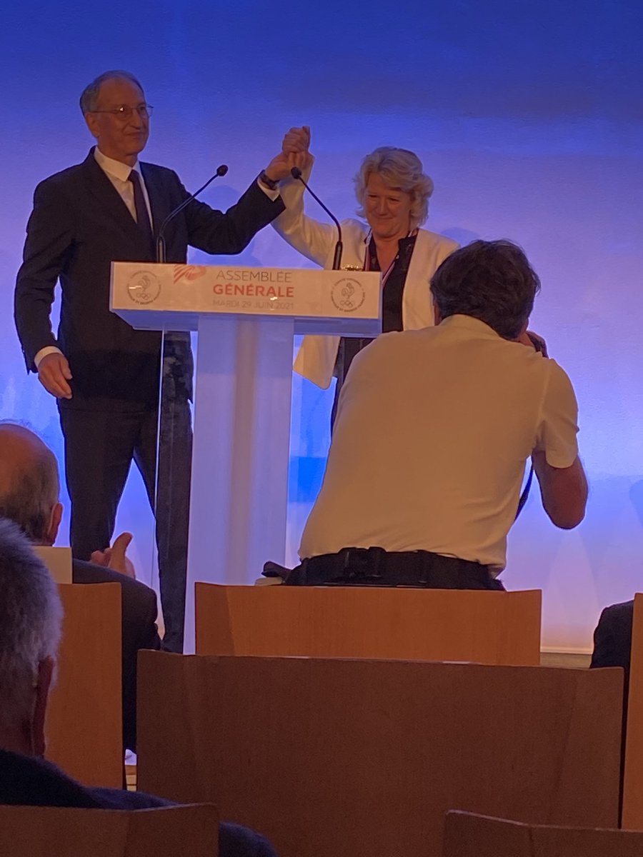 PGCnosf's tweet photo. Brigitte Henriques élue au premier tour présidente du #CNOSF - Felicitaoo https://t.co/EbbfwSlCIK