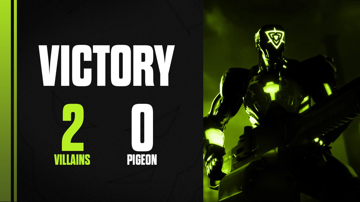VillainsESC's tweet photo. [#VALRESULT]

It was a very close series, but we take out the series 2-0.

🗺️#1 - Haven
15-13 (W)
🗺️#2 - Icebox
13-9 (W)

Thanks @TwoTapTony for casting!

WE MAKE THE PLAYOFFS!
GGWP @PigeonKissers 

#EVILBYNATURE | #LPL | #VILLAINSTAKEOVER https://t.co/0RmBt3qVDE