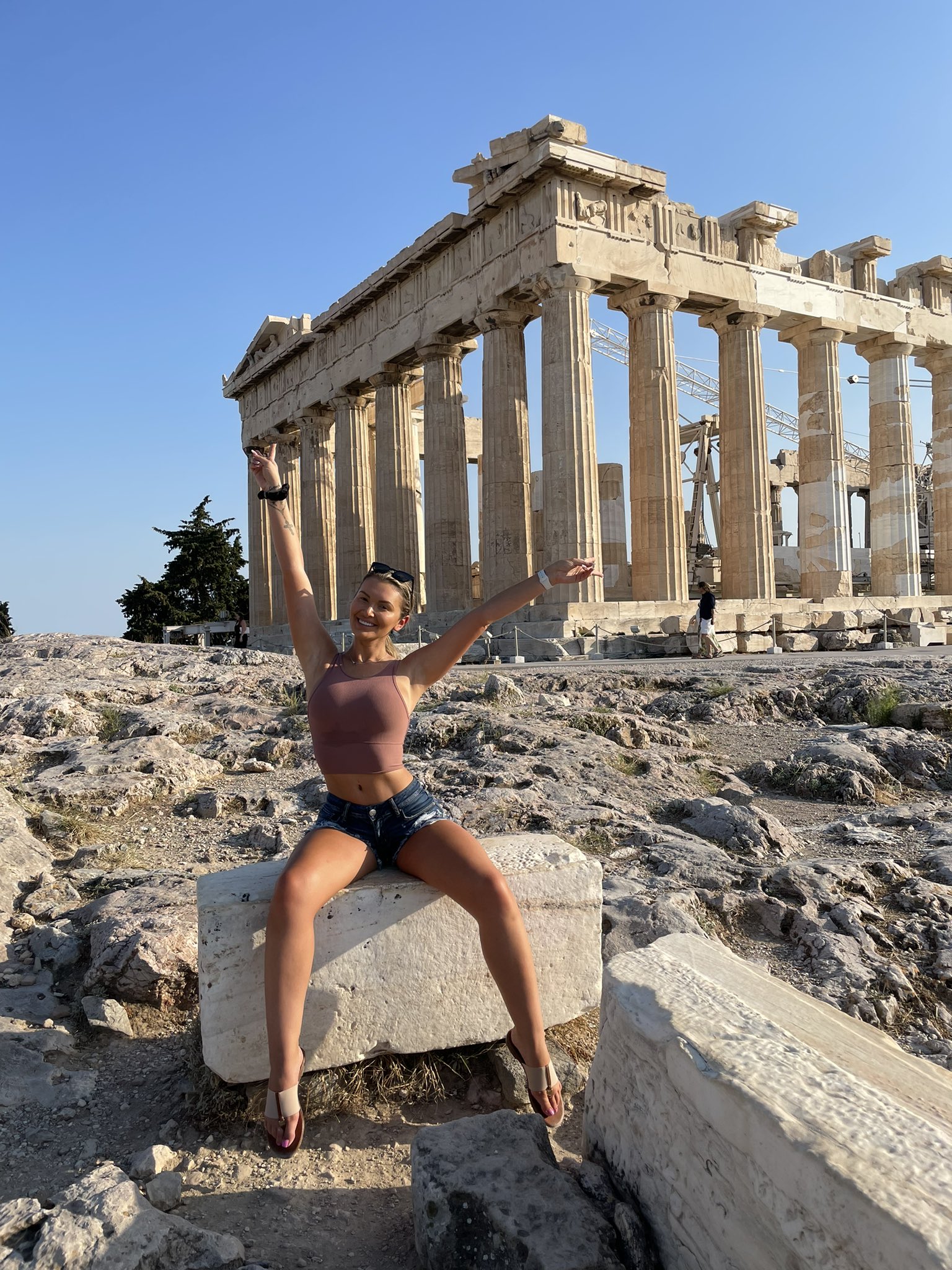 Andrea Kuoni at the Acropolis 