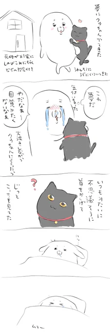 1回だけ夢にクゥちゃんでてきた 