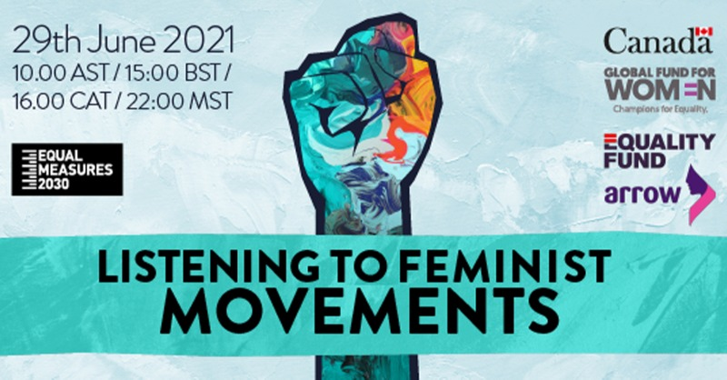 📢  A few more hours to the highly anticipating #GenerationEquality Forum preparatory discussion on the role of feminist movements in achieving gender equality!

If you haven't registered for the event, you still can!
Click here👉:bit.ly/35ubAeZ

See you all soon ✊!