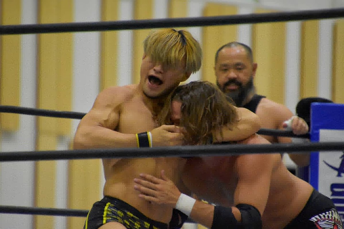 yuu_hei_'s tweet photo. 2021/6/18

新日本プロレス🦁
キラメッセぬまづ

SHOさん

#THREEK https://t.co/kEkQZUnS4E