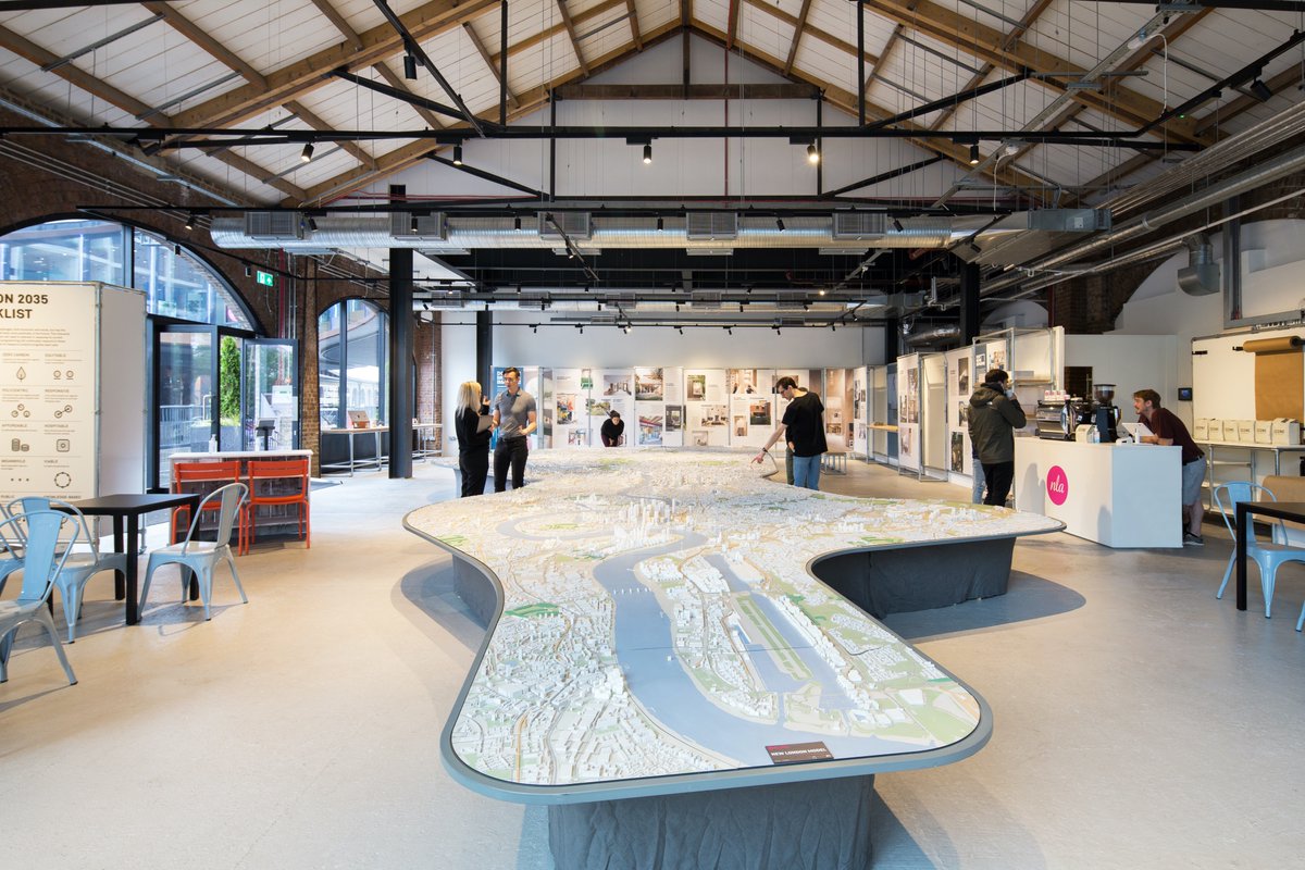 nlalondon's tweet photo. Come and visit NLA’s new space at Coal Drops Yard from this Thursday! 

You can explore the London model, an exhibition telling the story of London’s development and Don’t Move, Improve! A Celebration of Home plus refuel in the café ☕

Plan your visit https://t.co/sf82URrQB7 https://t.co/fHx3LMBPaU