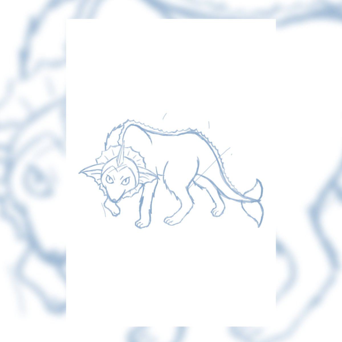 DrawByTheBook's tweet photo. WIP Vaporeon Secondary Sketch

After espeon and Umbreon we of course have Vaporeon the water evolution of Eevee.

#Pokemon #ArtistOnTwitter #artwork #digitalart #sketch #AnimeArt #mangaart #drawing #draw #NintendoSwitch #nintendo #workinprogress https://t.co/wwM3xabNoK