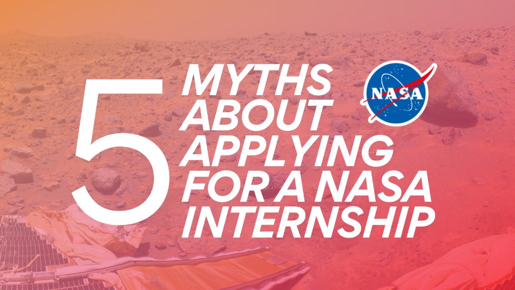 NASAInterns's tweet image. 📌 Many students have some misconceptions when it comes to applying for @NASA internships, but we are here to change that! 

When deciding where to apply, we want YOU to explore the extraordinary with us. Overcome that imposter syndrome! Read common myths: go.nasa.gov/3dJvdo3