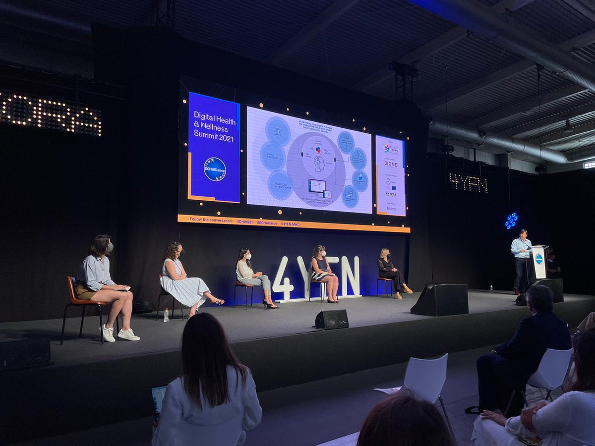 🚀#2 Startup- #dhws21 <a href="/4YFN_MWC/">4YFN</a>🚀

<a href="/lmezama/">luis martín ezama</a> pitching <a href="/cancerappy/">CancerAppy</a>, the #ArtificialIntelligence platform for biomarkers, drug development and personalised medicine💊 which aims to fill the gap between basic data and pharma intelligence tools.