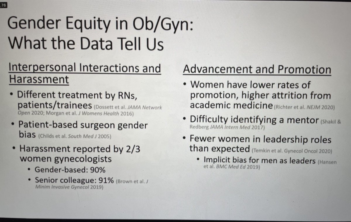 Living in the intersection of racial and gender equity needs in OBGYN, I am happy to see #SGS2021 doing the work to address these topics!