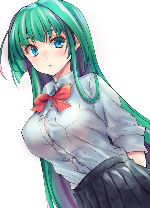 朝上げたやつは影のつけ方ミスって乳袋になっちゃってたのでリテイク。ぱつーん 