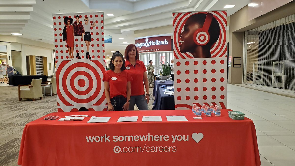 GoForAlice's tweet image. Want to #worksomewhereyoulove ? Stop by the job fair the the Janesville, WI Mall this morning to learn more about Careers at Target with Christine and Ari!