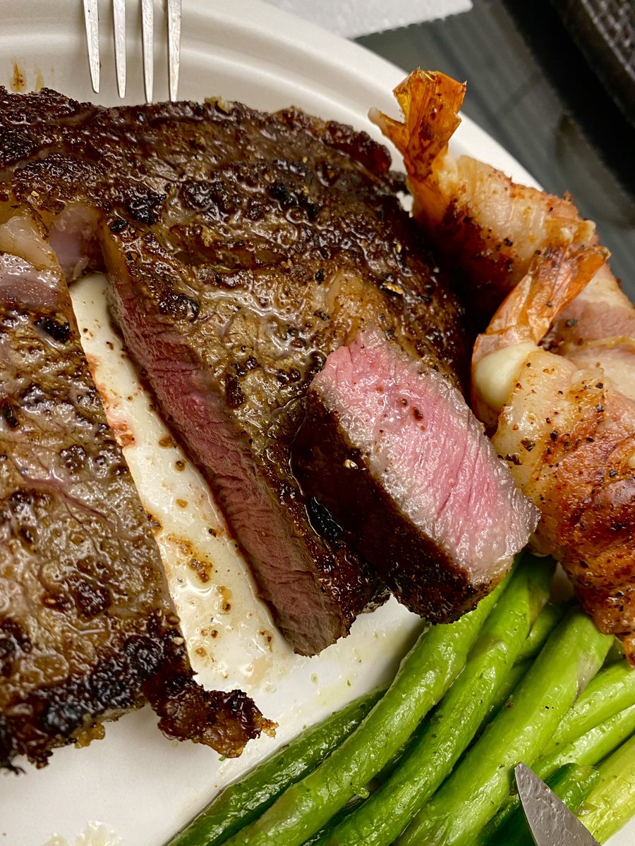 Steak dinner! WINNER WINNER!! #beef #steak #ribeye #dinner #meat #cow #food #foodie #foodies #bbq #texas #texasbbq