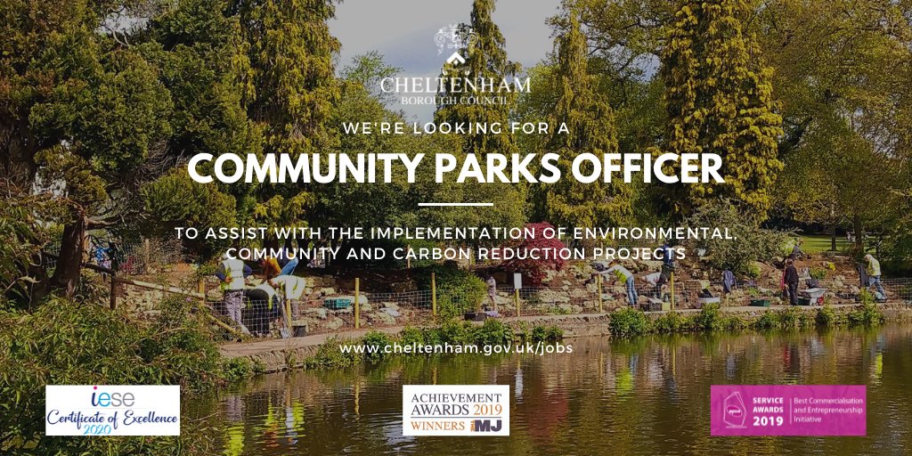 CheltenhamBC's tweet photo. We are looking for a community parks officer. With over 100 #parks and #openspaces and 52 #playareas to maintain and develop, we have a wide variety of projects to deliver.

Find out more: https://t.co/B2T9pJnukh

#Cheltenham #Gloucestershire #jobs #hiring #recruitment https://t.co/rIVvOwUe2J