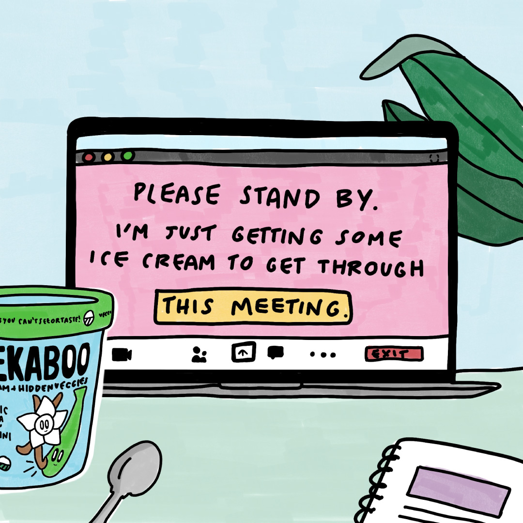 The Zoom background we wish we could use for all those meetings that could've been an email 😅 Happy Tuesday!