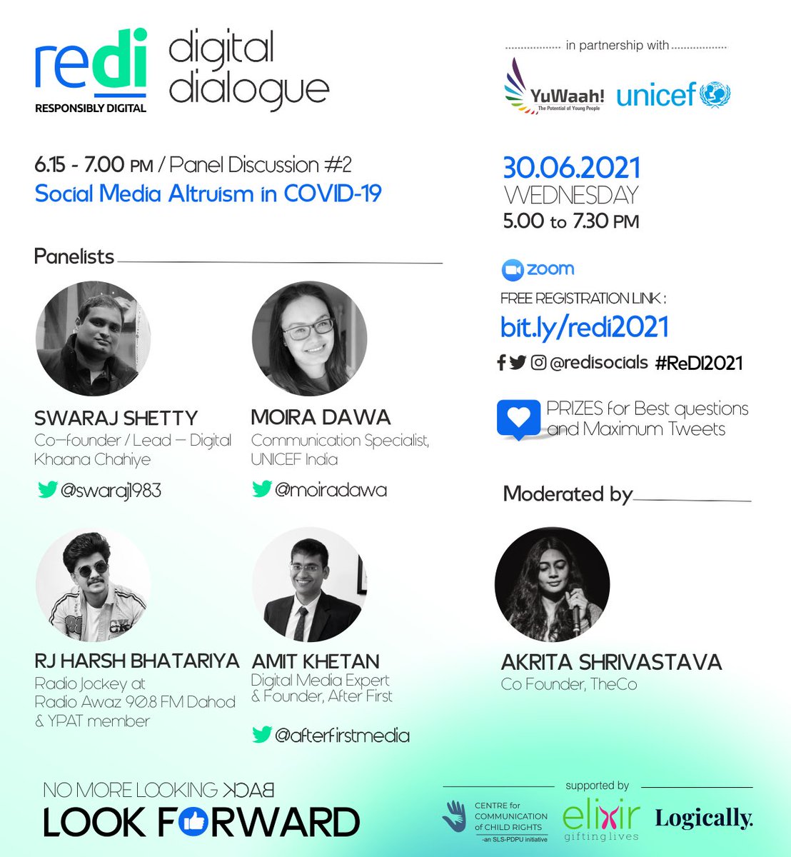 mihirgajrawala's tweet photo. It promises to be a crackling evening- two panels, two special talks, one music gig! 

Join the livestream here : https://t.co/f7XiFE8qCa 

#Redidigitaldialogue #SocialMediaDay #YoungWarrior #COVID19 https://t.co/LcAkNNqtwk