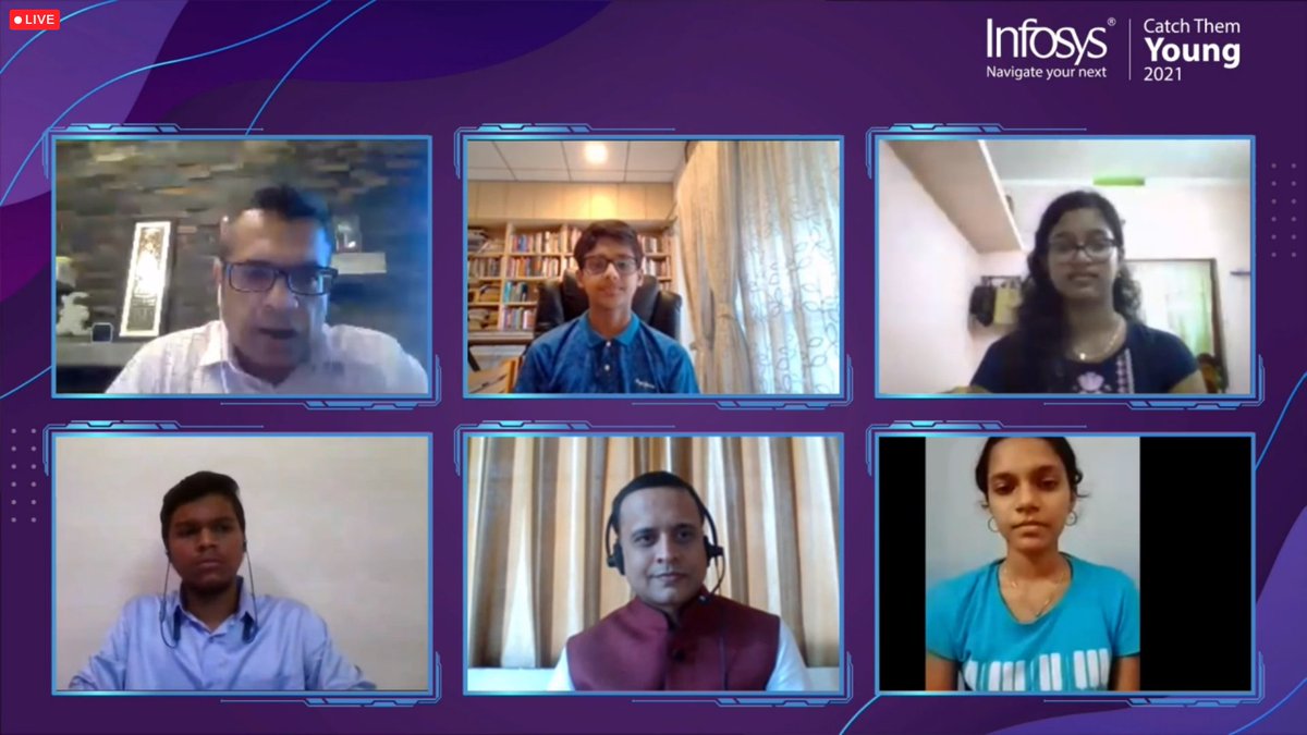 DeshpandeDhruv's tweet photo. Thankful to @Infosys for a well curated CatchThemYoung2021. Fantastic expert insights on AI by Jerry Gupta sir and i enjoyed the Q&amp;A! Look forward to more!! 🙂
#CTY2021 #ArtificialIntelligence #MachineLearning https://t.co/0YOLyKjiUC