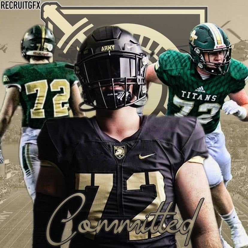 I am excited to announce that I have committed to play football at Army West Point. Thank you to my family and friends for helping me reach this point. I am honored to be a Black Knight! 🏴‍☠️ #BEATnavy 

<a href="/CoachJeffMonken/">Jeff Monken</a> <a href="/coachbrentdavis/">Coach Brent Davis</a> <a href="/goblackknights/">#GoBlackKnights</a> <a href="/goddard_chuck/">Chuck Goddard, Blessed Trinity Catholic School</a> <a href="/coachtmhall/">Thomas Hall</a>