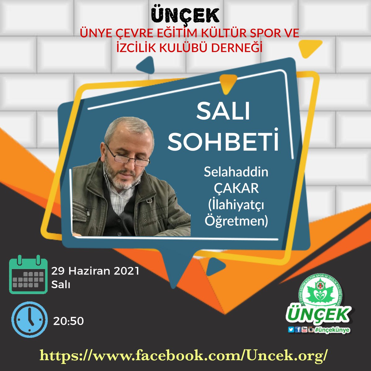 uncekunye's tweet photo. 29 Haziran 2021 #Salı (bu akşam) #Saat 20.50'de  Selahattin ÇAKAR Hocamızın #Ünçek #Ünye facebook hesabımızdan #canlı yayında yapacağı #SALI #SOHBETİ 'ne davetlisiniz.
https://t.co/NtynQpglxy https://t.co/wpz5PfZicA