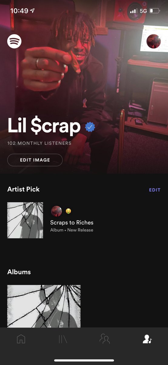 ScrapPov's tweet image. 100 monthly listeners in less than a month! 🙏🏾 KEEP STREAMING, LIKING, &amp;amp; SHARING! Road to 1000 next 😈🤑

open.spotify.com/artist/3Dgy1xp…