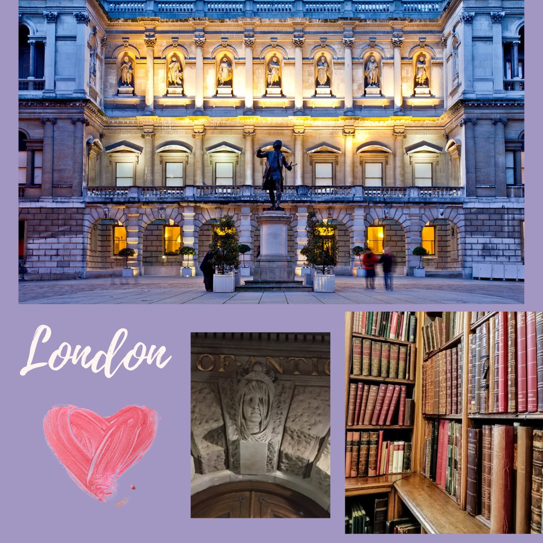 HemmingsLeela's tweet photo. My #YA novel is, at least in part, a love letter to #London 
I’m particularly taken with #BurlingtonHouse and the incredible library at the Society of Antiquaries, so this building -and the library- feature in my book 💜
Top photo credit: Fraser Marr
#amediting #WritingCommunity https://t.co/ZQp5a4ziea