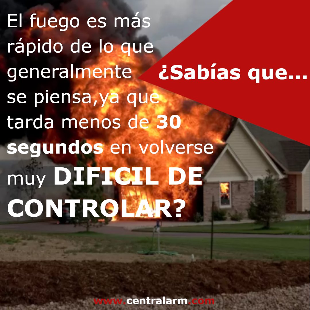 centralarm's tweet photo. ¿Sabías que el fuego es más rápido de los generalmente se piensa, ya que tarda menos de 30 segundos en volverse muy difícil de controlar?
#protection #fireextinguisher #firesystem #fireprotection #fire #extinguisher #firesafety #safety #fm200system #novec1230 #kiddefiresystems https://t.co/HZHTcXv9vt