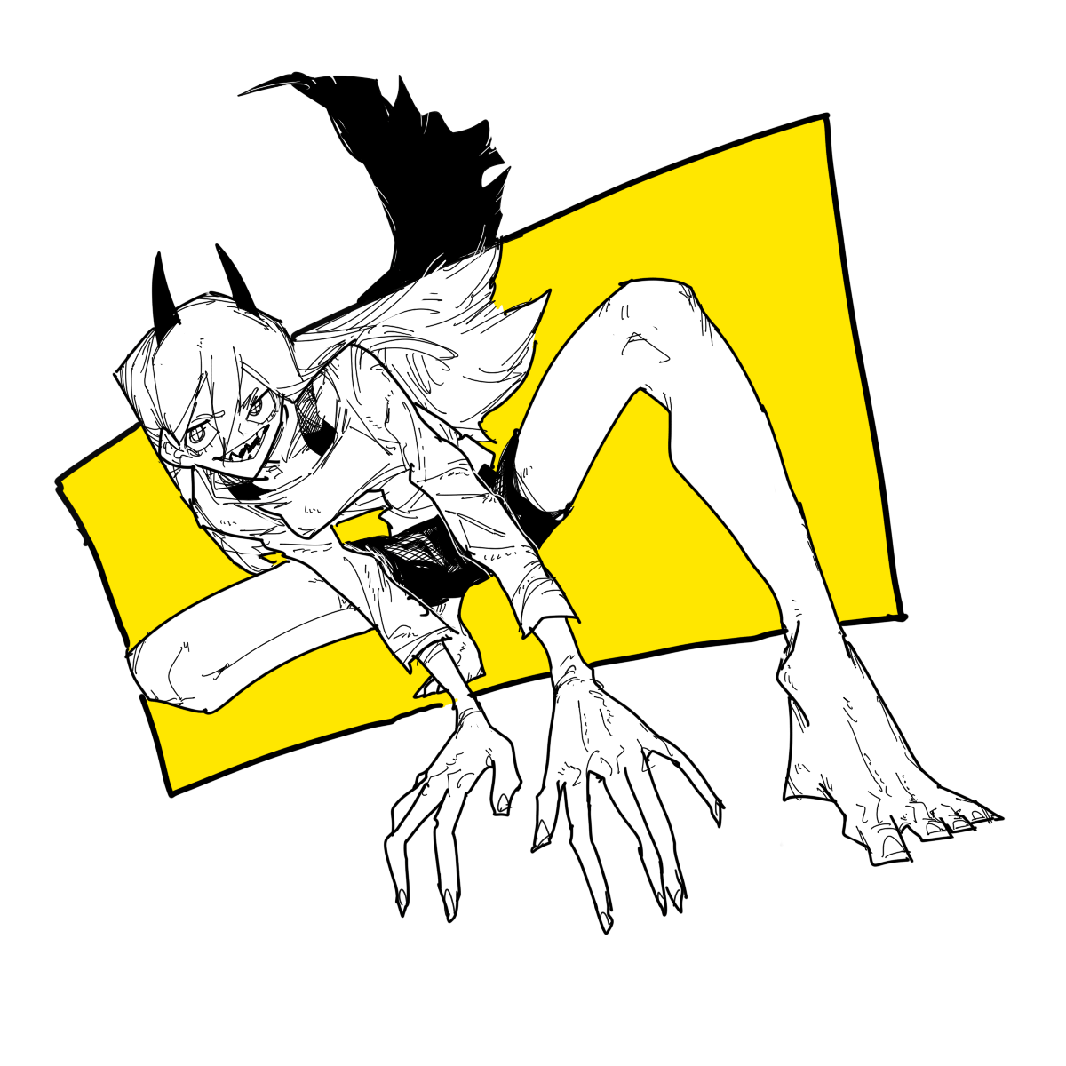 パワー(チェンソーマン) 「」|ちぐ齒莖ダサわやかのイラスト