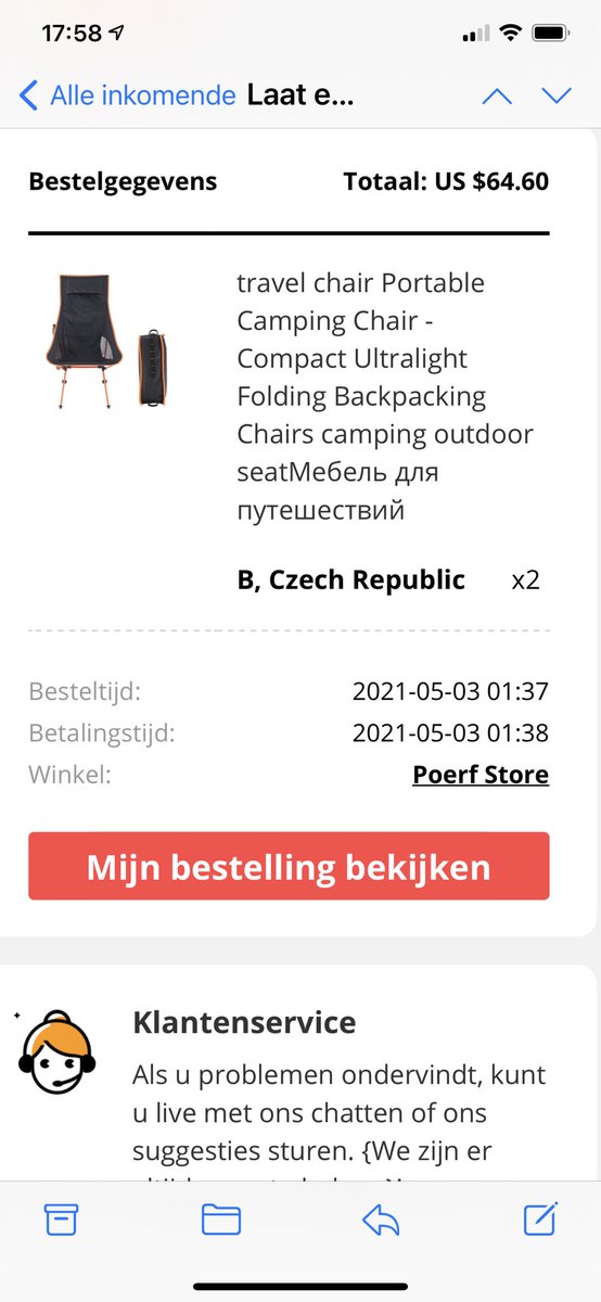 RobbertVBruggen's tweet photo. @AliExpress_EN I never received this order !!!! https://t.co/cIMxNe5D42