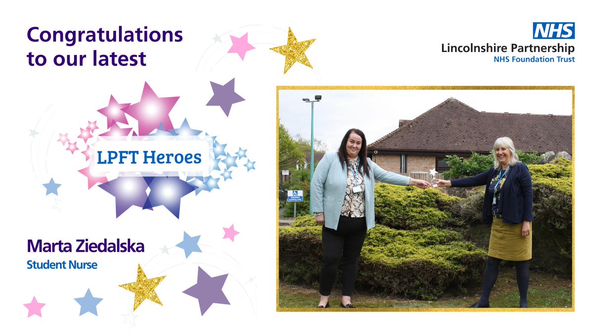 LPFTNHS's tweet photo. Congratulations to Marta, one of our latest #LPFTHeroes 🏆 Marta was instrumental in translating for a service user, to allow him to get the help he needed for his mental and physical health. Thank you for your dedication Marta! Read more at https://t.co/0B1PTCs9ez ⭐ #WeAreLPFT https://t.co/Bviv55W3gm