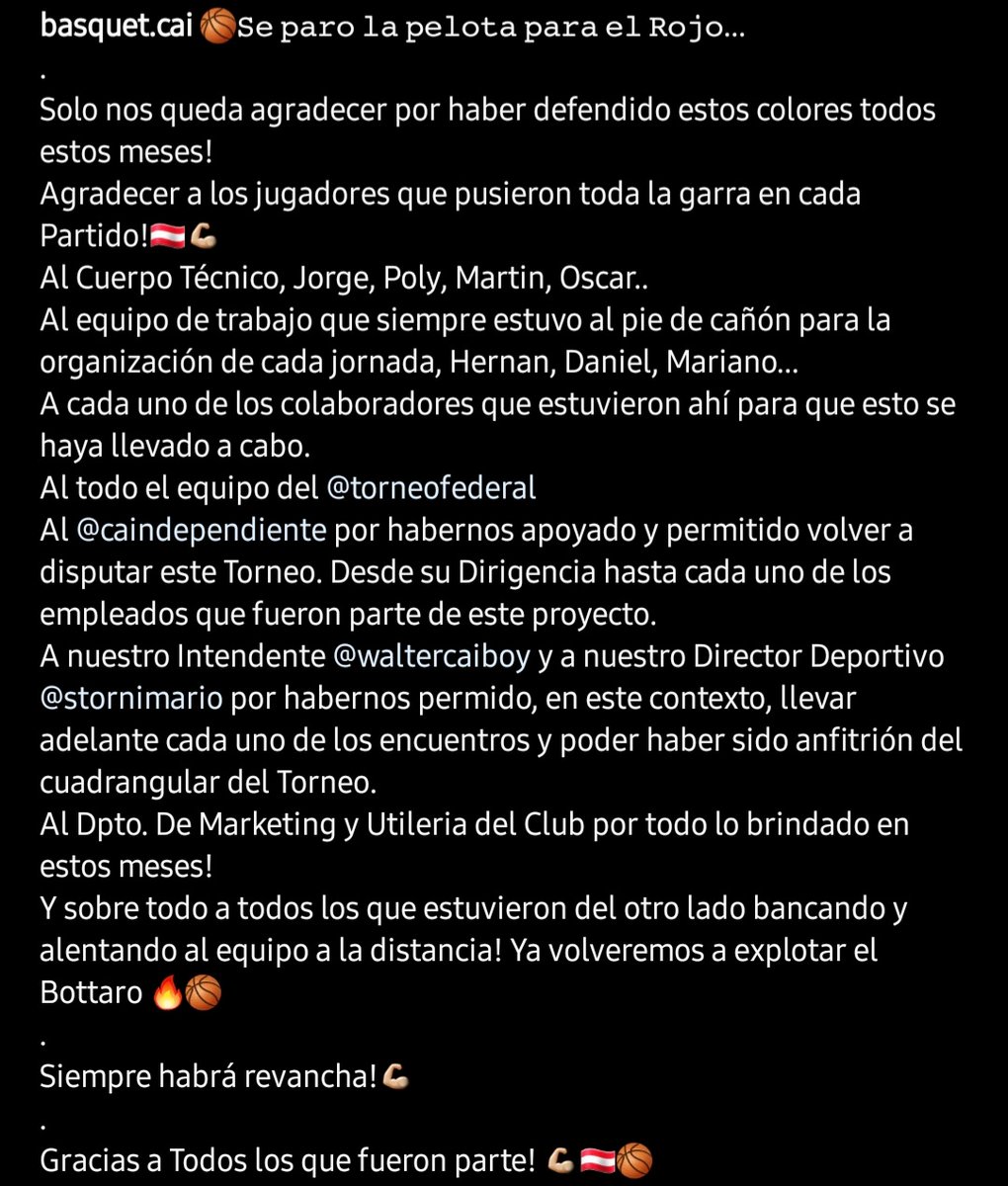 BASQUET CAI tweet media