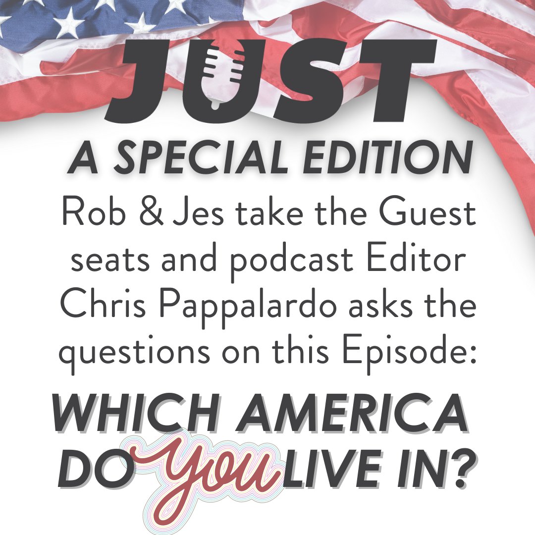 thepodcastjust's tweet image. The script gets flipped on this Special Edition of JUST: "Which America do YOU Live In?" Rob and Jes take to the guest seats and @ChrisJPappa interviews. They discuss nuances of “How America Fractured Into Four Parts” by George Packer.
🎧  TUNE IN at recitynetwork.org/just-podcast