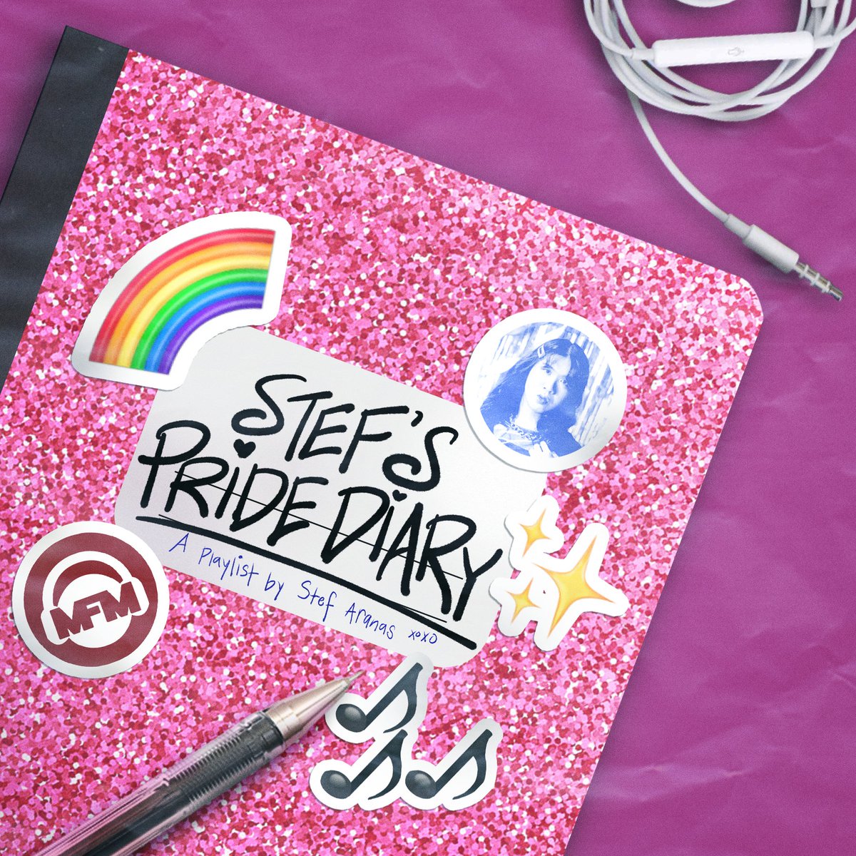 This #PrideMonth, Maroon FM and @StefAranas brings you #StefsPrideDiary:

Celebrate queer voices here: tinyurl.com/StefsPrideDiary. Be here for queer and let us hear for queer!

#FreePride2021
#PassSOGIEBillNow
#MFMSpotlightPlaylist