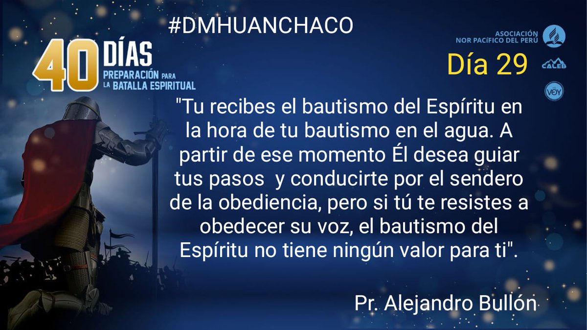 Qué es el bautismo del Espíritu Santo? #ANoP #UPN #LaArmaduraDeDios #JornadaDe40Dias <a href="/Faby_Magallanes/">Fabiola Magallanes</a> <a href="/A_LittleSunShy/">Sollange Brenis</a> <a href="/PatrickBM1/">Patrick BM</a>