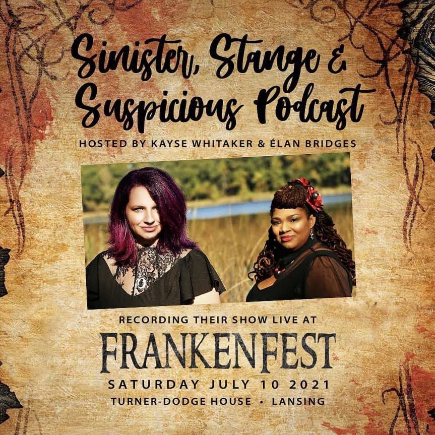 Soooo, we have news. 

WE ARE HEADLINING OUR FIRST LIVE EVENT! We will be at Frankenfest in Lansing, MI on July 10!

We are so excited. Come hang out with us. #frankenfestmi #truecrime #podcast #horror #michiganfestivals #michigan #michigancreatives #mittenmurderinos
