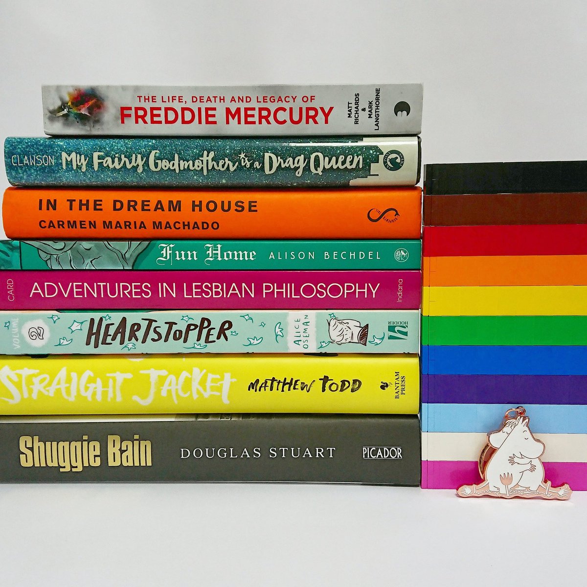 #Pride Month may be drawing to a close but did you know you can treat the entire #LGBTQIA+ spectrum with love, respect, kindness and understanding the rest of the year too?! Wild, we know! Come see us any time you need to celebrate or educate. ❤️🧡💛💚💙💜 #books #foundinoxfam