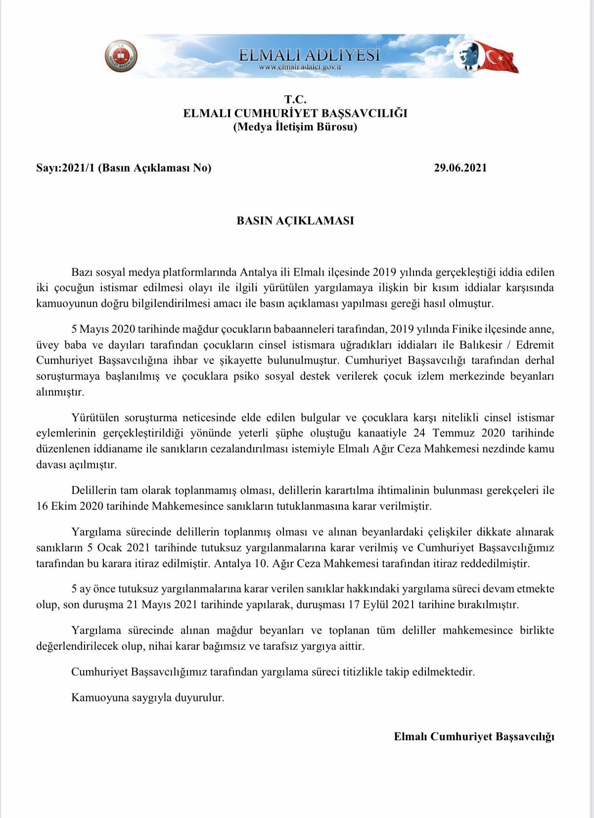 تويتر Fuat Ugur على تويتر Sayin Elmali Bassavcisi Aciklamanizi Okudum Ama Deliller Toplanmis Ise Ve Ortada Bu Iki Magdur Cocugun Cigliklari Tecavuz Ve Tacizleri Anlatan O Korkunc Mektubu Varsa Beyanlardaki Celiskiler