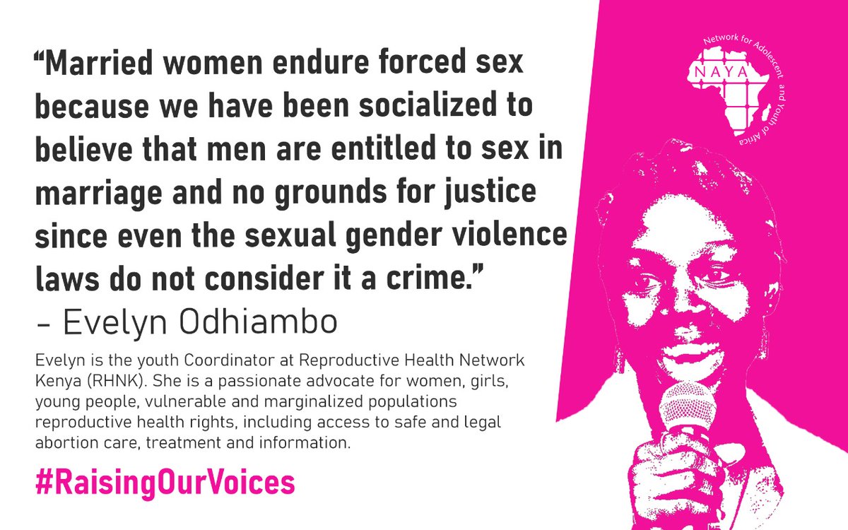 To read more about Evelyn opinion piece, click the link below and download your copy: nayakenya.org/2021/06/28/e-b….   

#RaisingOurVoicesBookLaunch #RaisingOurVoices #NAYAVOICES  @NAYAKenya