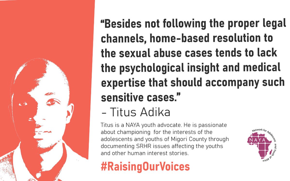 To read more about Titus opinion piece  click the link below and download your copy: nayakenya.org/2021/06/28/e-b….   

#RaisingOurVoicesBookLaunch #RaisingOurVoices #NAYAVOICES  @NAYAKenya @Amref_Kenya @YourAuntyJane @NairobiYac @Amref_Worldwide @YouthActKE
