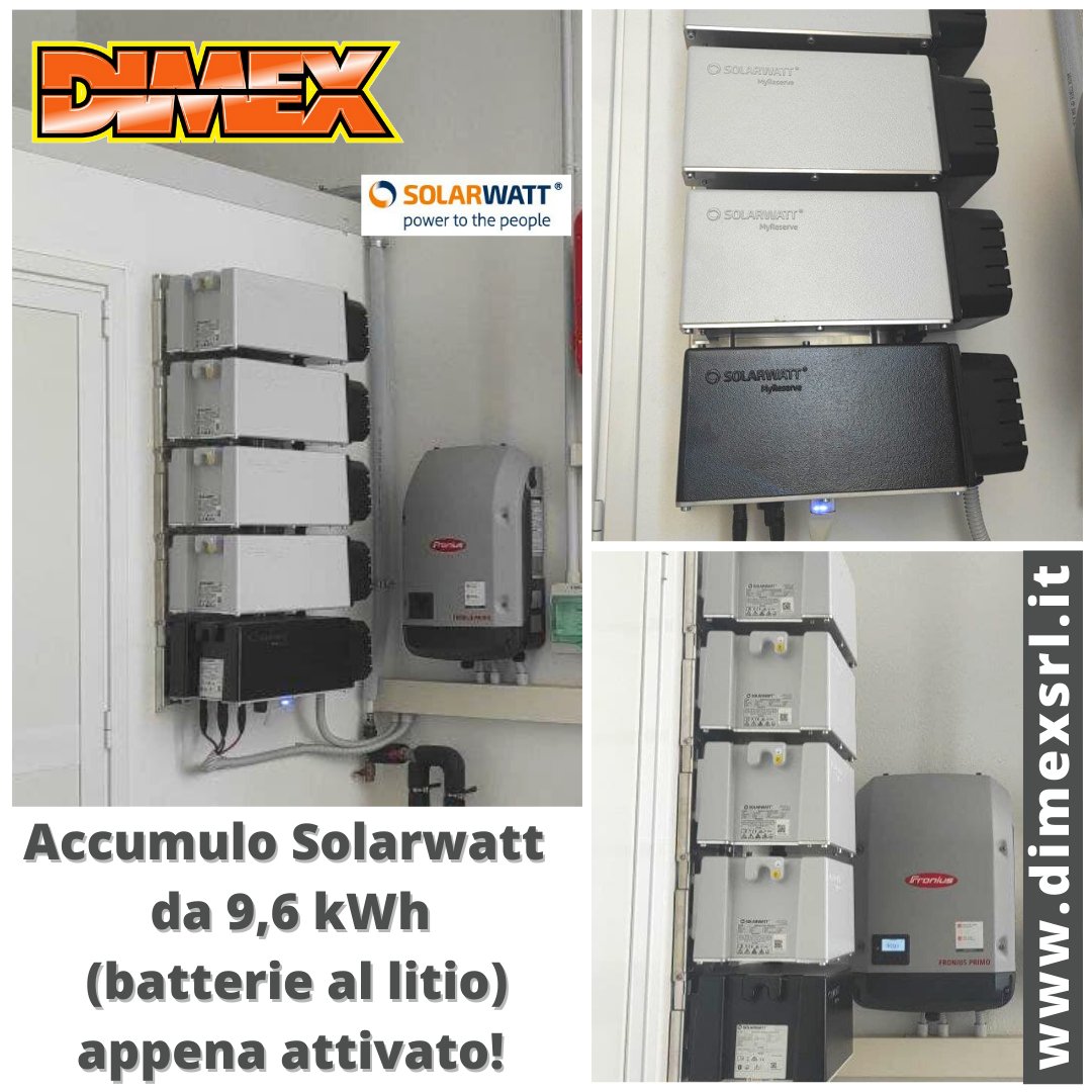 dimex_srl's tweet photo. #dimexsrl #veento #verona #fotovoltaico #attivazione #inverter #accumulo #batteria #storage #litio  #solarwatt https://t.co/X1WscyzNAx