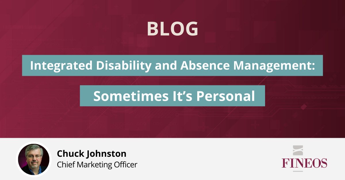 FINEOS's tweet photo. In his latest blog, FINEOS CMO Chuck Johnston shares a personal experience with absence management gone wrong. Learn about the real world impact #absencemgmt can have on employee benefits customers.

Read the Blog: https://t.co/x8AmA9ABex

#employeebenefits #insurtech https://t.co/IVuBmbqKKN