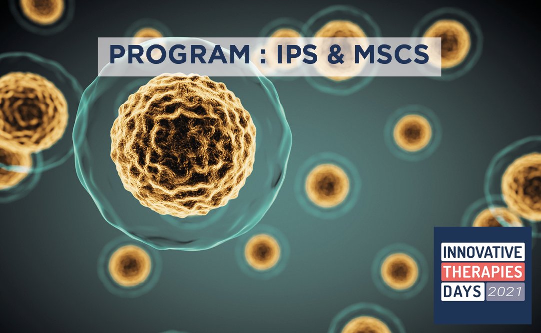 This session will gather experts in the development of IPS and MSCs cell-based therapies to the clinic. IPs will be discussed as source of hematopoietic cells or tissues and MCSs in the context of auto or allo-therapies or in rheumatoid diseases.

bit.ly/3vLtLY4