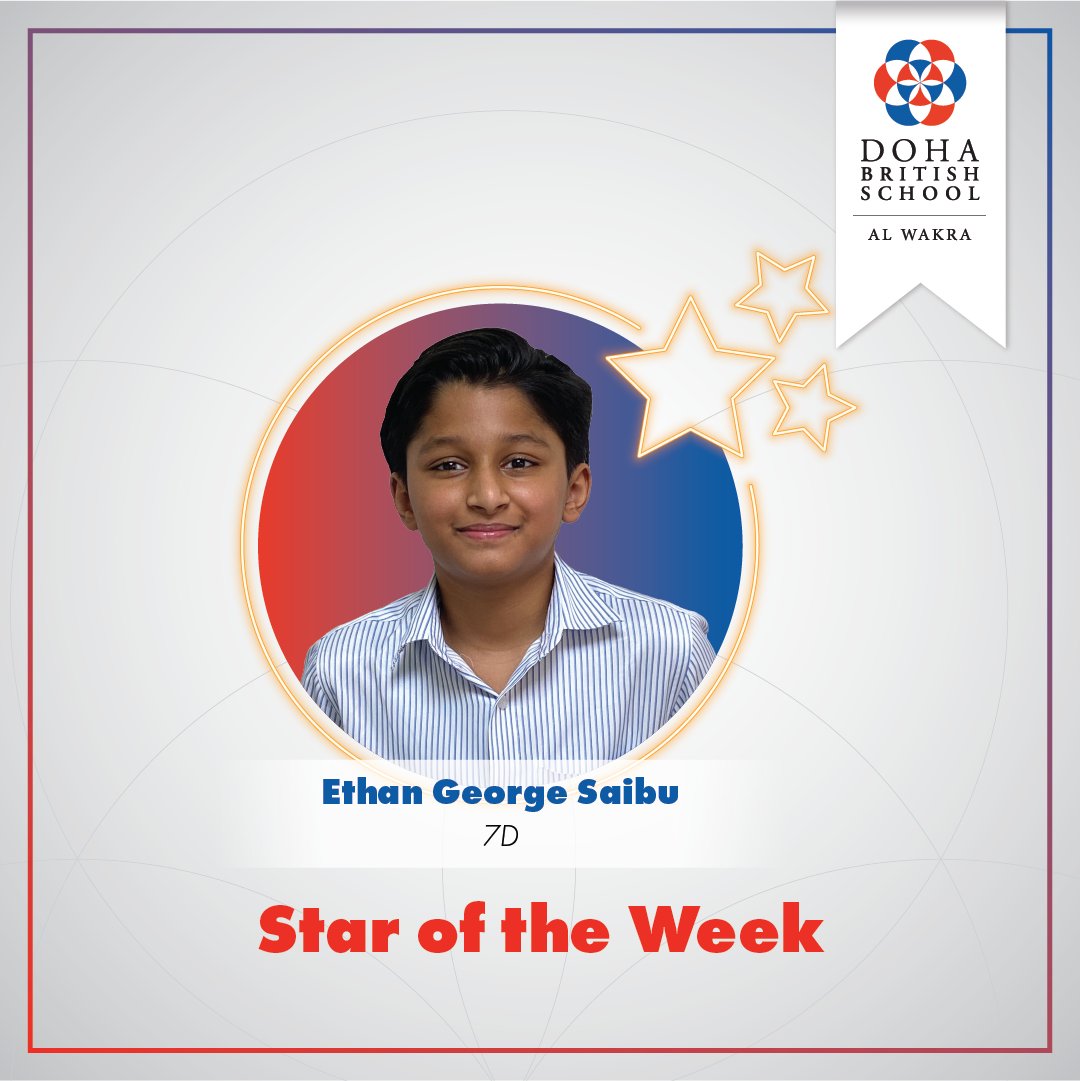 DBSWakra's tweet photo. Our Star of the Week for Secondary is Ethan George Saibu in 7D, for his exceptional presentation, creating a fantastic video and brilliant effort in PSHE. He also provided impressive answers during his History lessons. Congratulations Ethan! https://t.co/M1j8vLtXqO