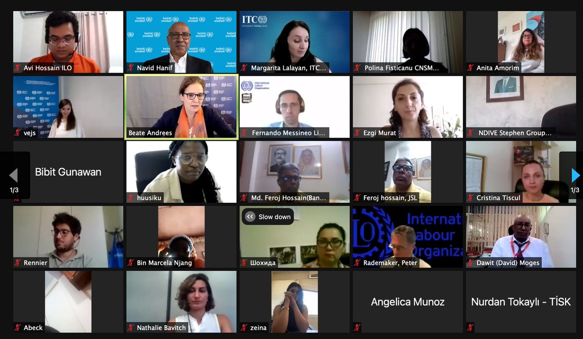 Congrats to @ILO for launching the course on "Financing decent work: Shift from funding to financing."I was pleased to join <a href="/BeateAndrees/">Beate Andrees</a> <a href="/ILO_NewYork/">ILO Office for the United Nations</a> at the opening of the course. Very engaging and illuminating conversation on #fin4dev.