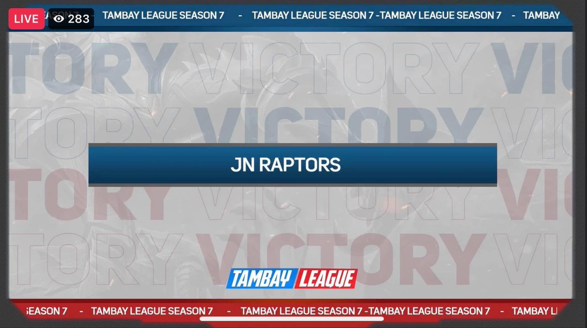 jn_esports's tweet image. Game News | TLS7 Bracket Challenge

Survived and secured Bracket 14 Championship in Tambay League S7 last night, after a 2-1 victory on the final match up over ESQD VVV. 

What a beautiful evening it was! Thanks for kicking off Bracket 14 with us! 

#JNRaptors #RaptorsRoar #TLS7