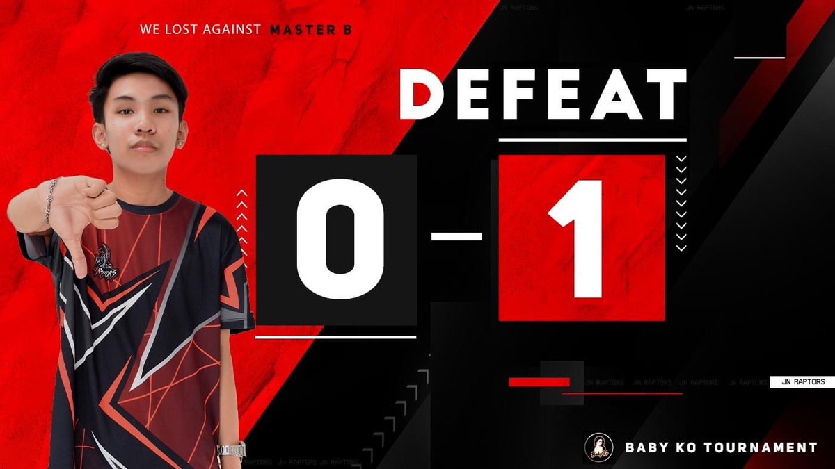 jn_esports's tweet image. Game News | Raptors

Regrettably we were unable to continue in the recent Baby Ko MLBB Tournament after a defeat against Master B.

We will reflect over our errors and will return stronger next time around!

#JNRaptors #BabyKoTourname