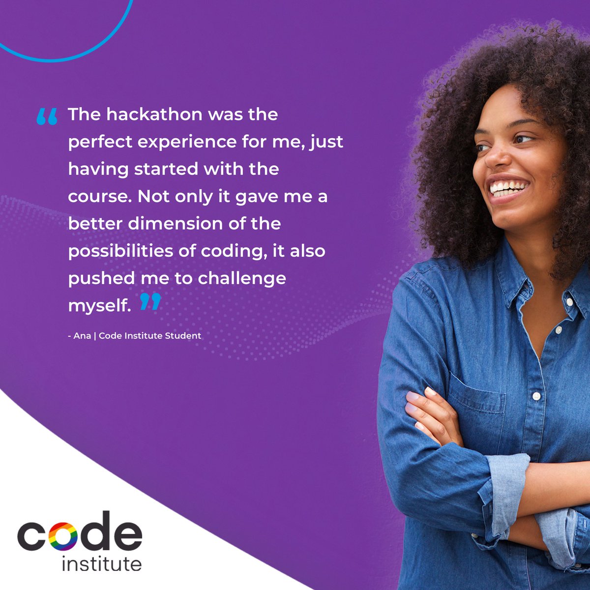 codeinstitute's tweet photo. Thank you to our wonderful participants for sharing some words about their experience in taking part in the #ProudCoders hackathon ๐ It is extremely rewarding to see that these events have such a powerful impact on our student's coding journeys!
#proudcoders #teamwork https://t.co/8m8j1NsEIm