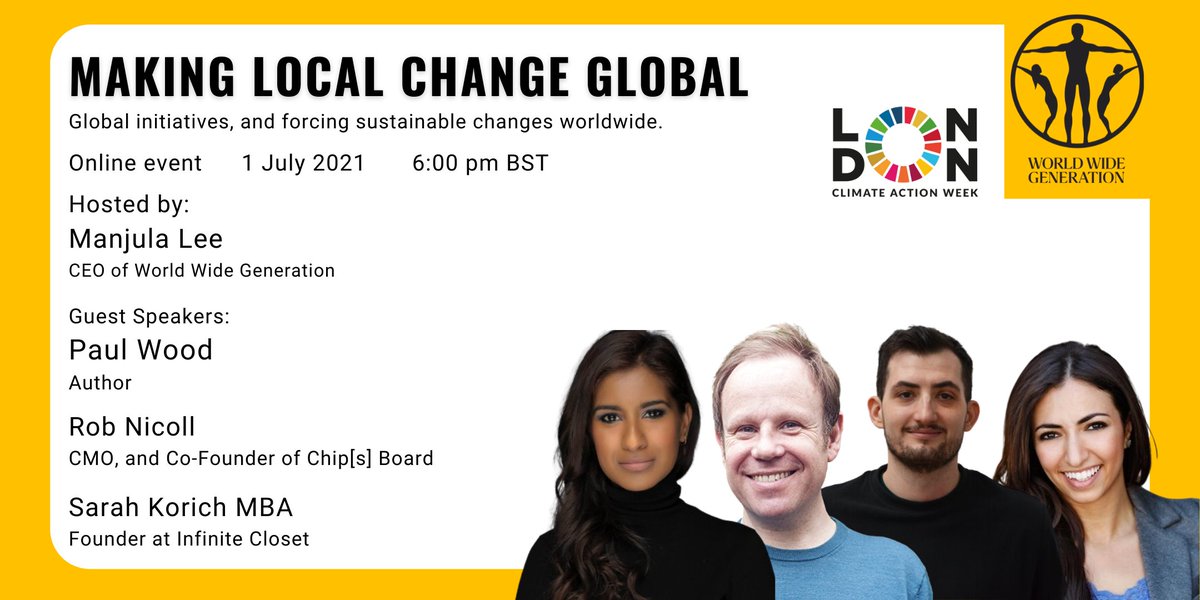 WorldWide_Gen's tweet photo. We’re celebrating #LCAW2021 by championing London-based initiatives that have made a global impact.
Book your free ticket here: https://t.co/AZ1oS1GB6E
#worldwidegeneration #timetosee #g17eco #sustainabilityreporting #visualevent #onlineevent https://t.co/YLT0cWlcrJ
