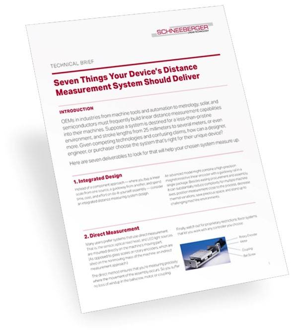 SCHNEEBERGER_US's tweet image. What should your linear motion distance measurement systems be delivering? Critical for all OEMs, from machine tools to automation equipment: Learn the seven things your systems must achieve in this new technical brief schneeberger.com/en/us/monorail… #machinery #lineardrive #linearmotion