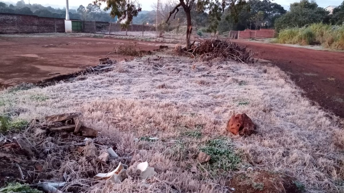 Algunas imágenes de cómo amaneció #Oberá