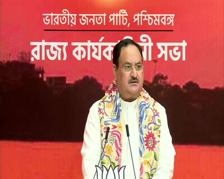 timesofindia's tweet photo. In West Bengal, maximum violence has happened against women, that too under the leadership of a woman Chief Minister. If women are not safe, what type of governance are we serving the people with?: BJP national president JP Nadda at West Bengal BJP State Executive Meeting. (ANI) https://t.co/MwMD2zTclx