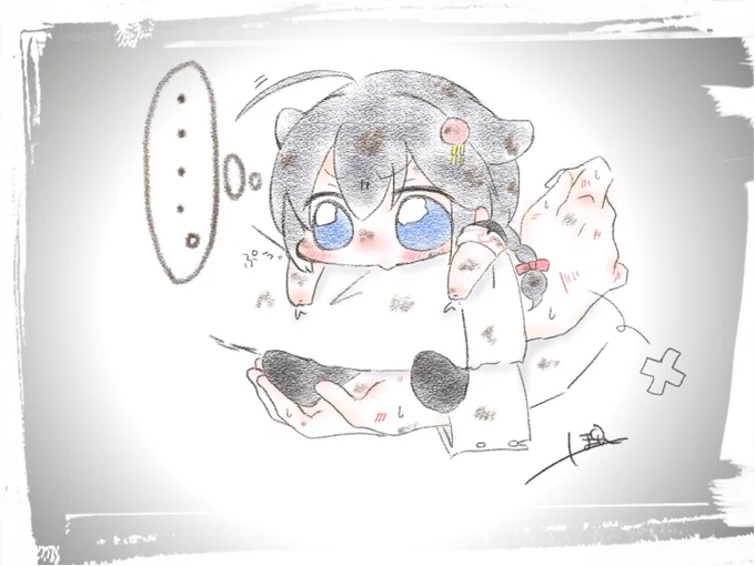 可愛い時雨ちゃんイラスト見つけた♥️
(過去絵) 