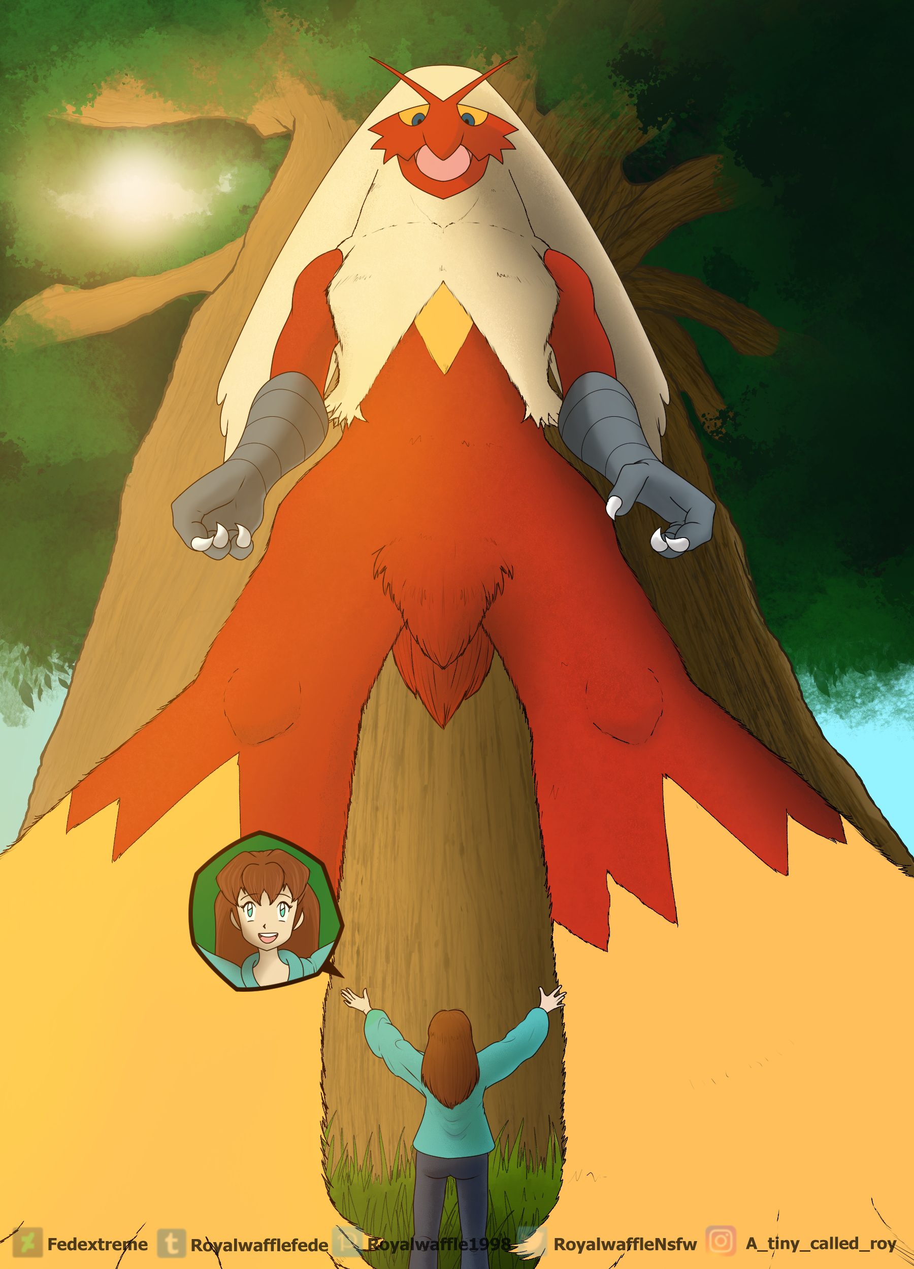 🔞Royalwaffle COMMIS OPEN 6-slots 👑🥞_nsfw_🇦🇷 on Twitter:  "Poke-Commission for magicianoflight #blaziken #pokemon #macro #giant  #sizetwitter https://t.co/UznrnKQIfv" / Twitter